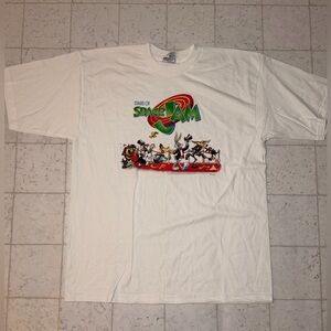 Space Jam White Graphic Tee